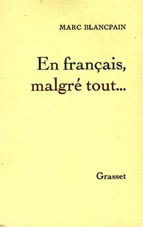 Front cover_En français, malgré tout