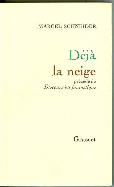 Couverture_Déjà la neige ; La dame de Noël ; Le roi maudit