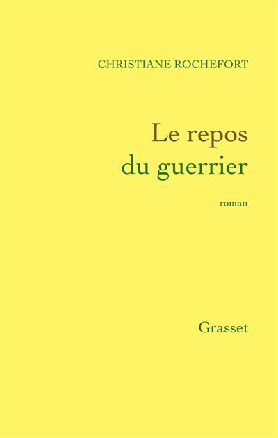 Front cover_Le repos du guerrier