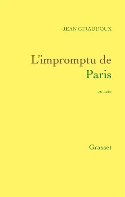 Front cover_L' impromptu de Paris
