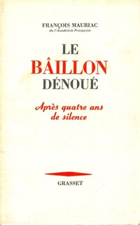 Couverture_Le bâillon dénoué après quatre ans de silence