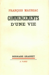 Front cover_Commencements d'une vie