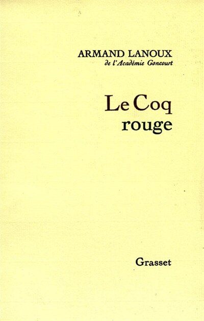 Front cover_Le coq rouge