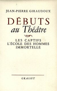 Couverture_Débuts au théâtre