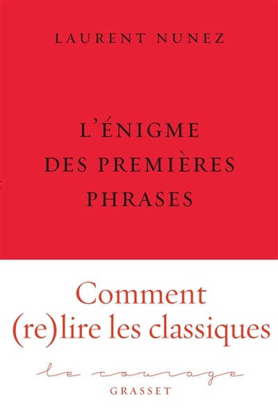 Front cover_L' énigme des premières phrases