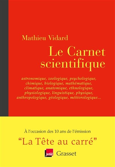 Front cover_Le carnet scientifique