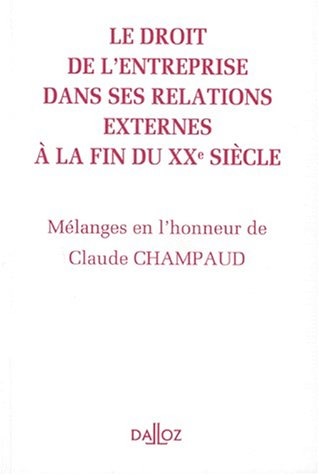 Couverture_Le droit de l'entreprise dans ses relations externes