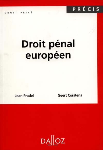 Couverture_Droit pénal européen