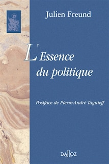 Front cover_L' essence du politique
