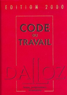 Front cover_Code du travail 2000