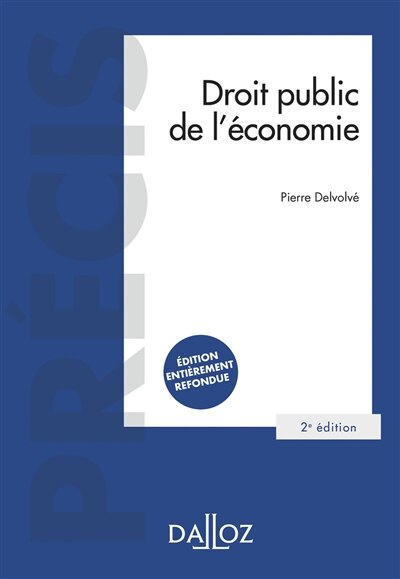 Front cover_Droit public de l'économie