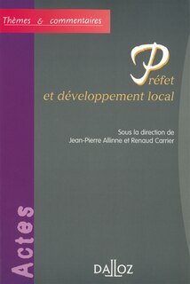 Couverture_Préfet et développement local