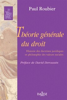 Front cover_Théorie générale du droit