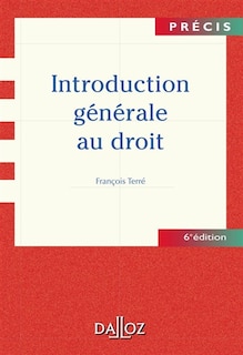 Front cover_Introduction générale au droit