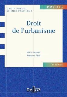 Front cover_Droit de l'urbanisme