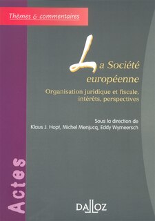 Front cover_La société européenne