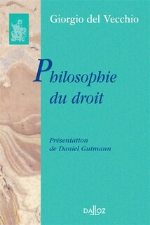 Front cover_Philosophie du droit