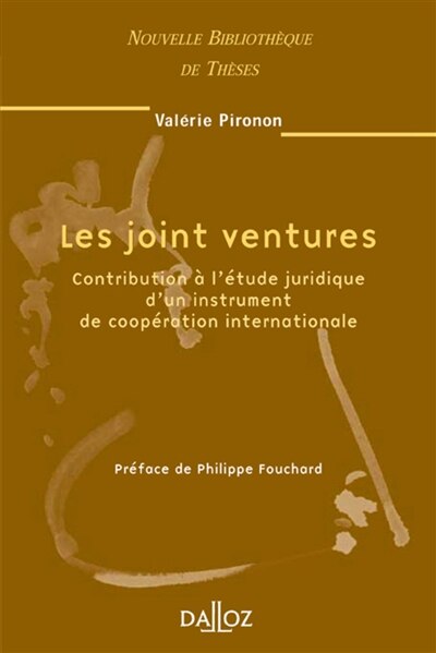 Couverture_Les join ventures