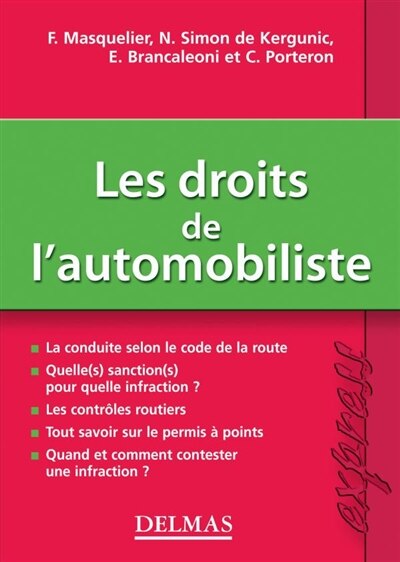 Couverture_Les droits de l'automobiliste