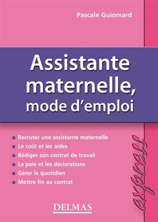 Couverture_Assistante maternelle, mode d'emploi