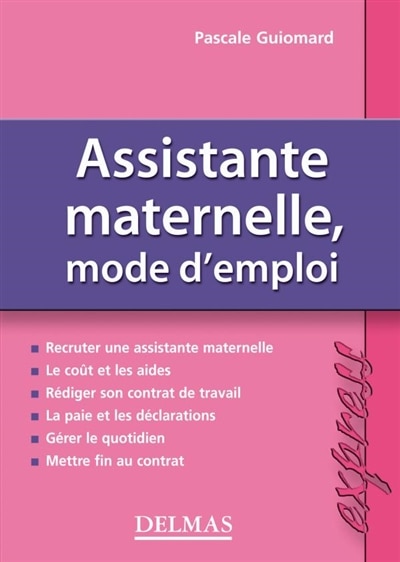Couverture_Assistante maternelle, mode d'emploi