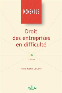 Front cover_Droit des entreprises en difficulté