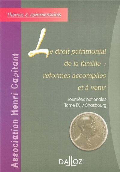 Couverture_Le droit patrimonial de la famille