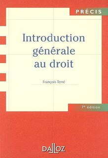 Front cover_Introduction générale au droit
