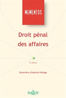 Couverture_Droit pénal des affaires