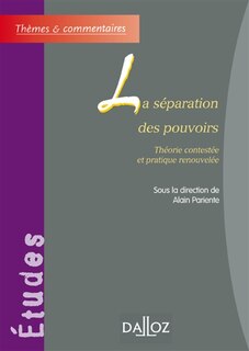 Front cover_La séparation des pouvoirs