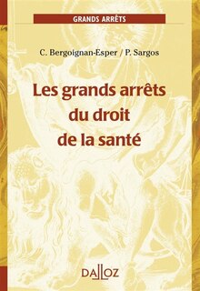 Front cover_Les grands arrêts du droit de la santé