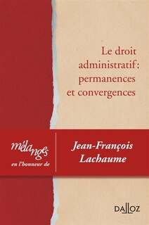 Front cover_Le droit administratif