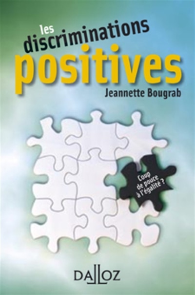 Front cover_Les discriminations positives
