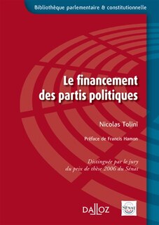 Front cover_Le financement des partis politiques