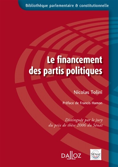 Front cover_Le financement des partis politiques