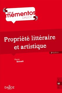 Couverture_Propriété littéraire et artistique