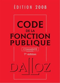 Front cover_Code de la fonction publique commenté 2008