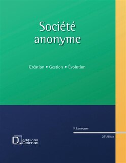 Front cover_Société anonyme