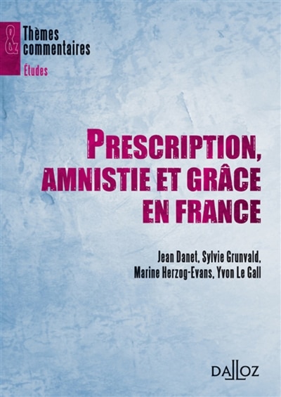Front cover_Prescription, amnistie et grâce en France