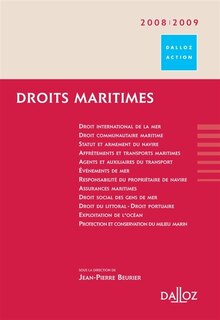Couverture_Droits maritimes 2009-2010