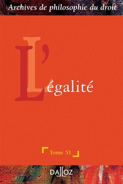 Couverture_L' égalité