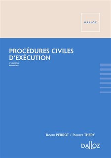 Front cover_Les procédures civiles d'exécution