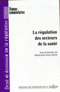 Front cover_La régulation des secteurs de la santé