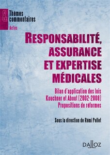 Couverture_Responsabilités, assurance et expertise médicales