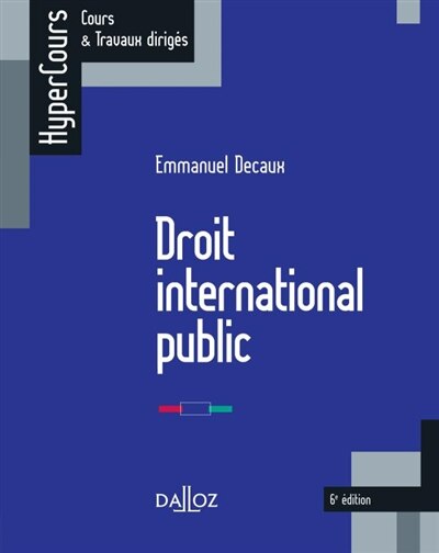 Front cover_Droit international public