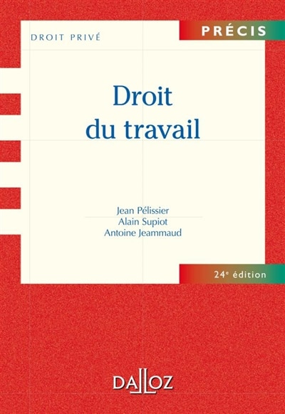 Front cover_Droit du travail