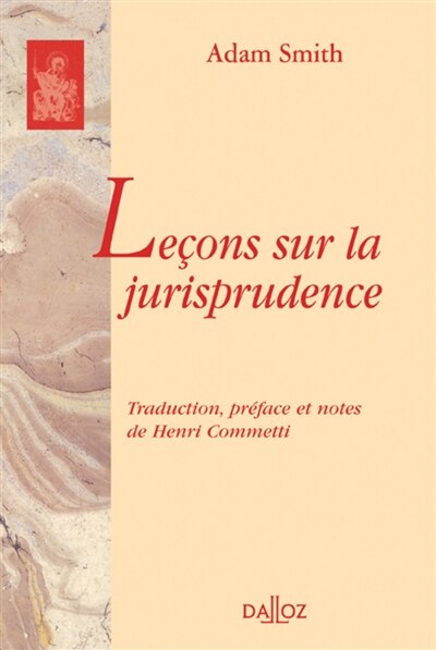 Front cover_Leçons sur la jurisprudence