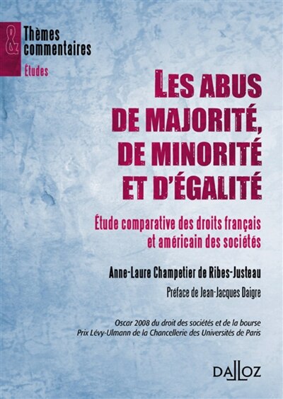 Couverture_Les abus de majorit&eacute;, de minorit&eacute; et d'&eacute;galit&eacute;