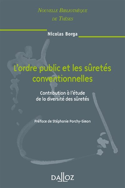 Couverture_L' ordre public et les sûretés conventionnelles