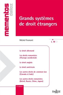 Couverture_Grands systèmes de droit étrangers